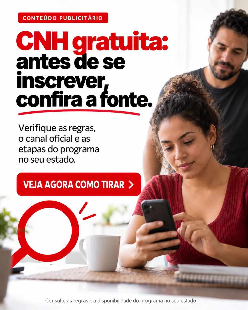 Informação antes da decisão: imagem ilustrativa