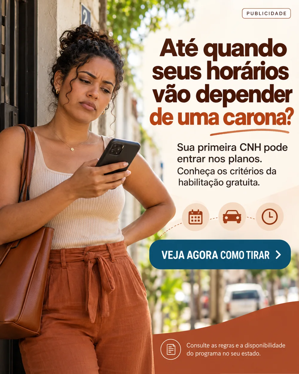 Horários e independência: imagem ilustrativa
