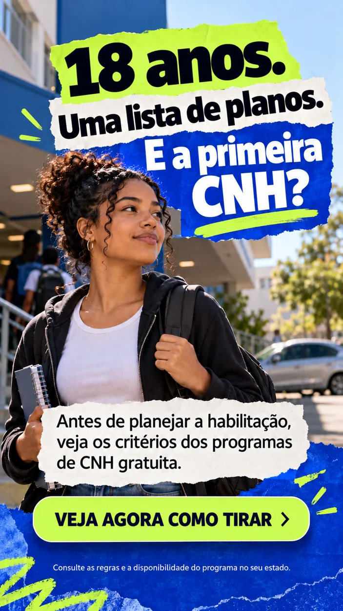 Aos 18 anos: imagem ilustrativa